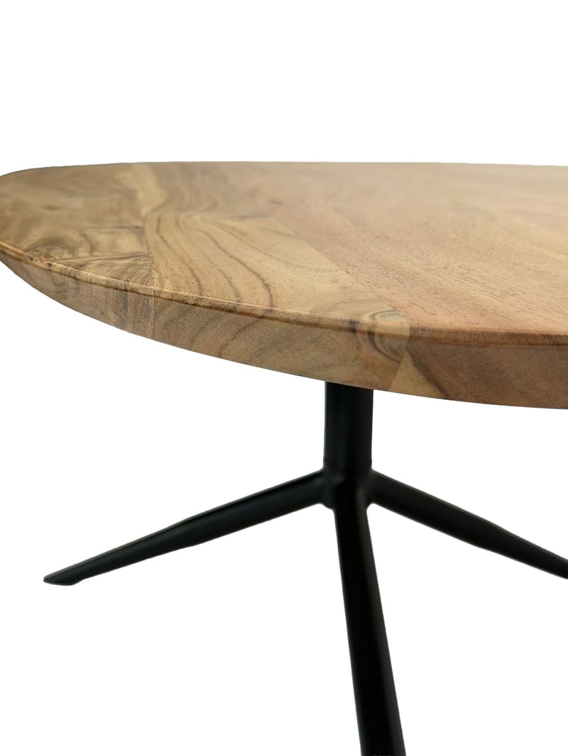 Kelora Soffbord 87 cm Oval - Naturligt ljusbrun/svart - Möbler - Vardagsrum - Soffbord & vardagsrumsbord - Soffbord