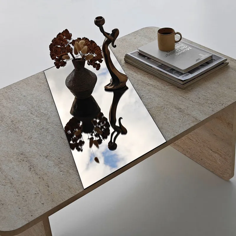 Kelrosin Soffbord Rektangulär - Bronzie Och Travertin - Möbler - Vardagsrum - Soffbord & vardagsrumsbord - Soffbord