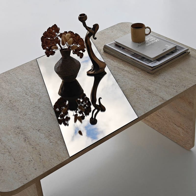 Kelrosin Soffbord Rektangulär - Bronzie Och Travertin - Möbler - Vardagsrum - Soffbord & vardagsrumsbord - Soffbord