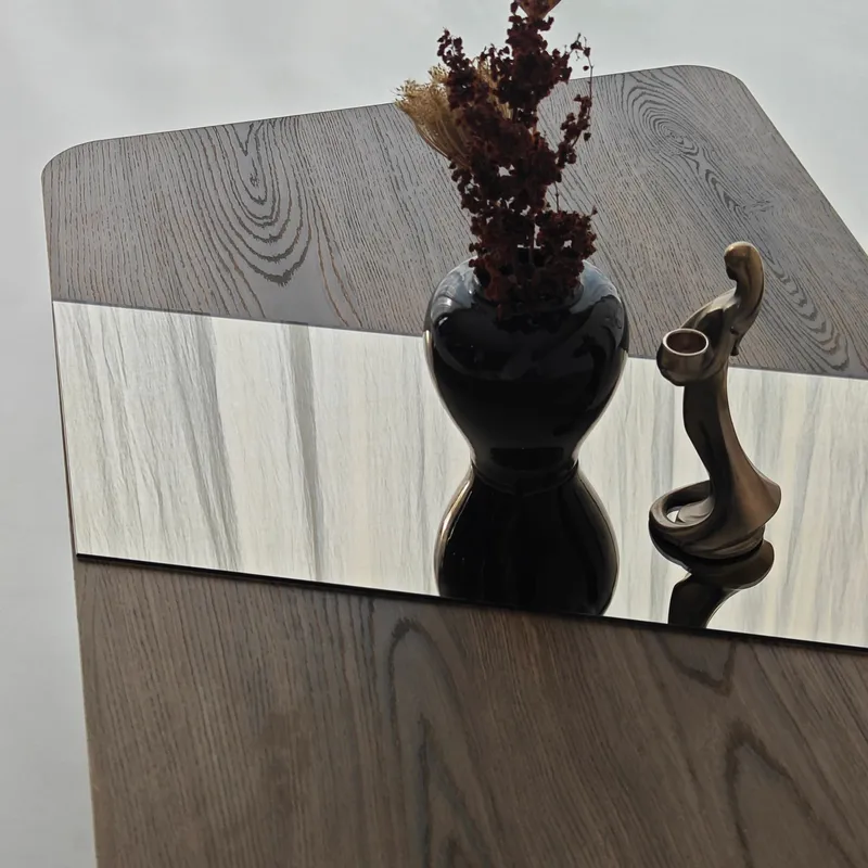 Kelrosin Soffbord Rektangulär - Bronzie Och Valnöt - Möbler - Vardagsrum - Soffbord & vardagsrumsbord - Soffbord