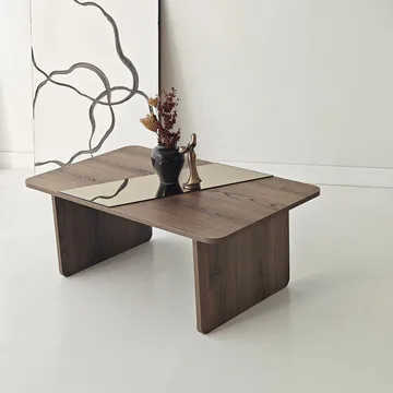 Kelrosin Soffbord Rektangulär - Bronzie/Valnöt - Möbler - Vardagsrum - Soffbord & vardagsrumsbord - Soffbord