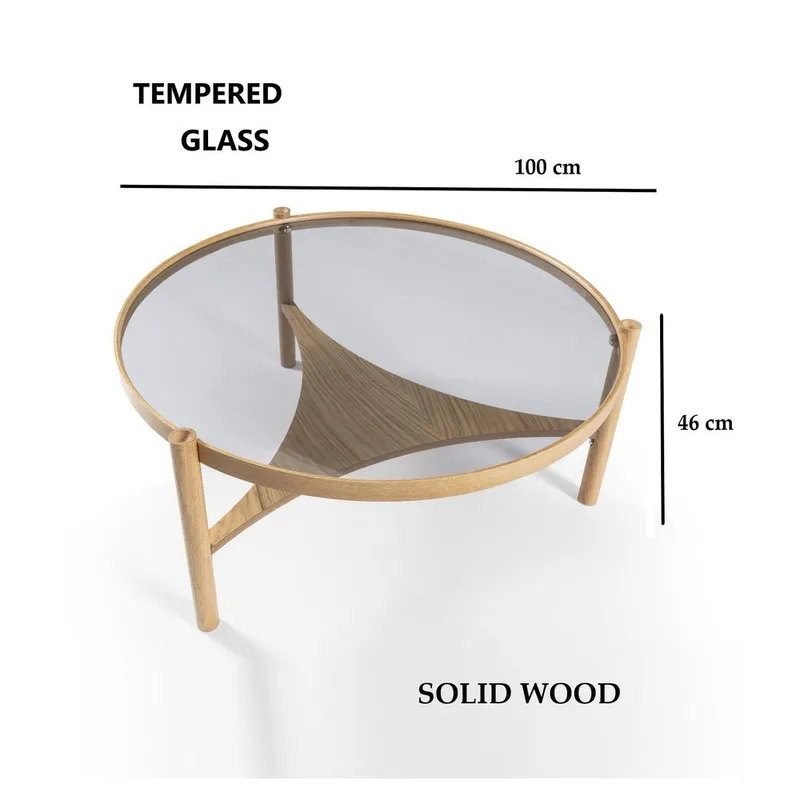Kelvan Soffbord 100 cm - Natur - Möbler - Vardagsrum - Soffbord & vardagsrumsbord - Soffbord