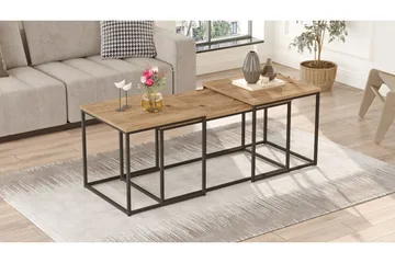 Kenkichi Soffbord 50x50 cm Mörkblå - Hanah Home - Möbler - Vardagsrum - Soffbord & vardagsrumsbord - Satsbord