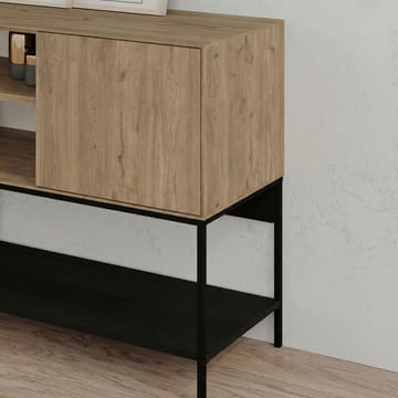 Kenvor Konsol 180x80x40 cm - Naturlig ek, Wood Black, svart - Möbler - Vardagsrum - Soffbord & vardagsrumsbord - Avlastningsbord & konsolbord
