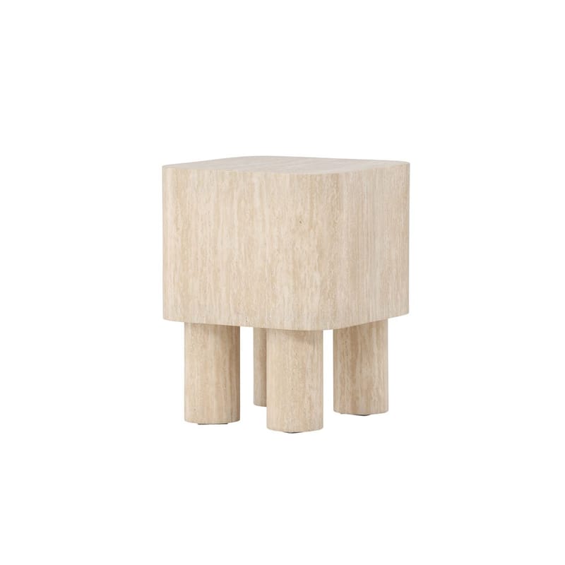 Klirou Sidobord 40 cm, Beige