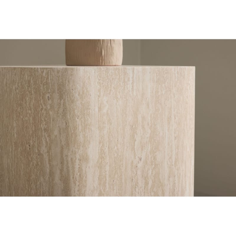 Klirou Sidobord 40 cm - Beige - Möbler - Vardagsrum - Soffbord & vardagsrumsbord - Sidobord & lampbord