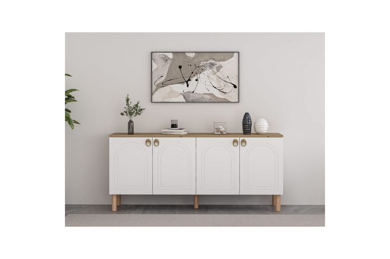 Konsol Bingdi Vit - Vit - Möbler - Vardagsrum - Soffbord & vardagsrumsbord - Avlastningsbord & konsolbord