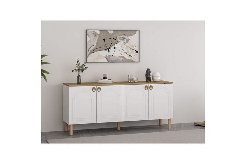 Konsol Bingdi Vit - Vit - Möbler - Vardagsrum - Soffbord & vardagsrumsbord - Avlastningsbord & konsolbord