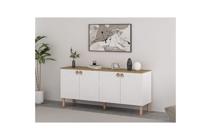 Konsol Bingdi Vit - Vit - Möbler - Vardagsrum - Soffbord & vardagsrumsbord - Avlastningsbord & konsolbord