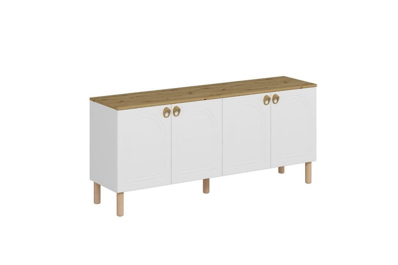 Konsol Bingdi Vit - Vit - Möbler - Vardagsrum - Soffbord & vardagsrumsbord - Avlastningsbord & konsolbord
