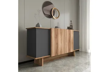 Konsol Diannare Antracit / Valnöt - Antracit / Valnöt - Möbler - Vardagsrum - Soffbord & vardagsrumsbord - Avlastningsbord & konsolbord