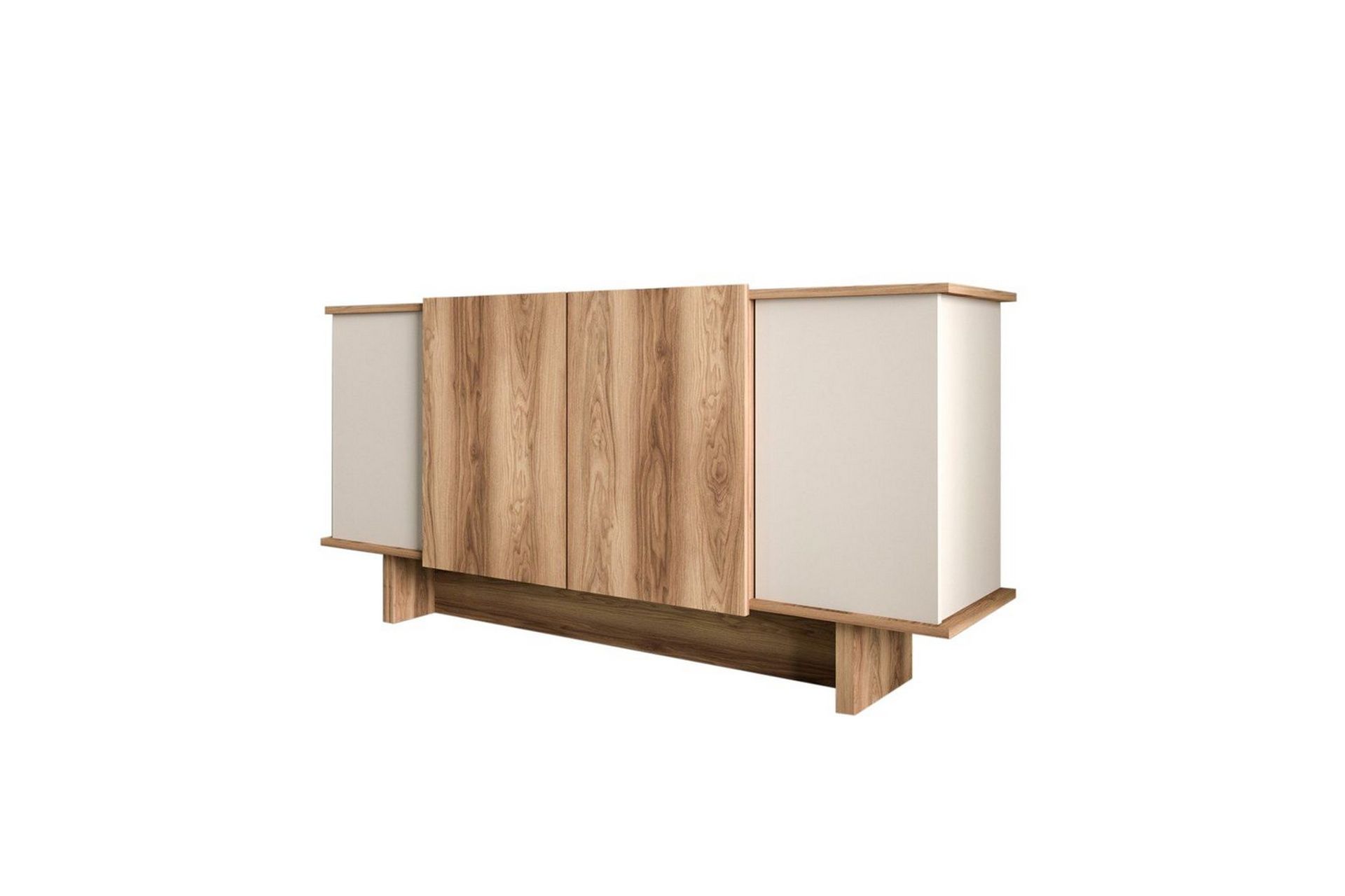 konsol diannare sand / valnöt - sand / valnöt