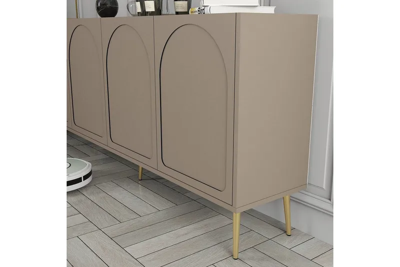 Konsol Hazim Atlas / Rany - Guld/Multifärgad - Möbler - Vardagsrum - Soffbord & vardagsrumsbord - Avlastningsbord & konsolbord