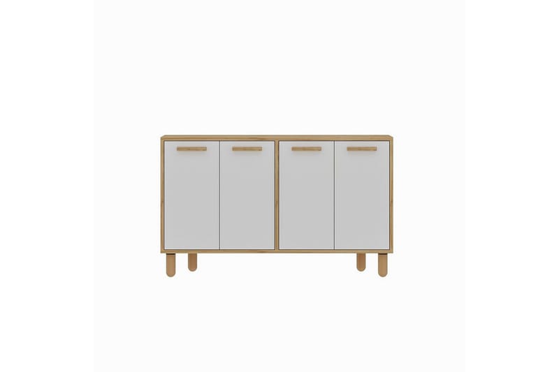 Konsol Hungirr Sudamalek / Vit - Sudamalek / Vit - Möbler - Vardagsrum - Soffbord & vardagsrumsbord - Avlastningsbord & konsolbord