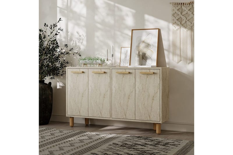 Konsol Hungirr Travertin - Travertin - Möbler - Vardagsrum - Soffbord & vardagsrumsbord - Avlastningsbord & konsolbord