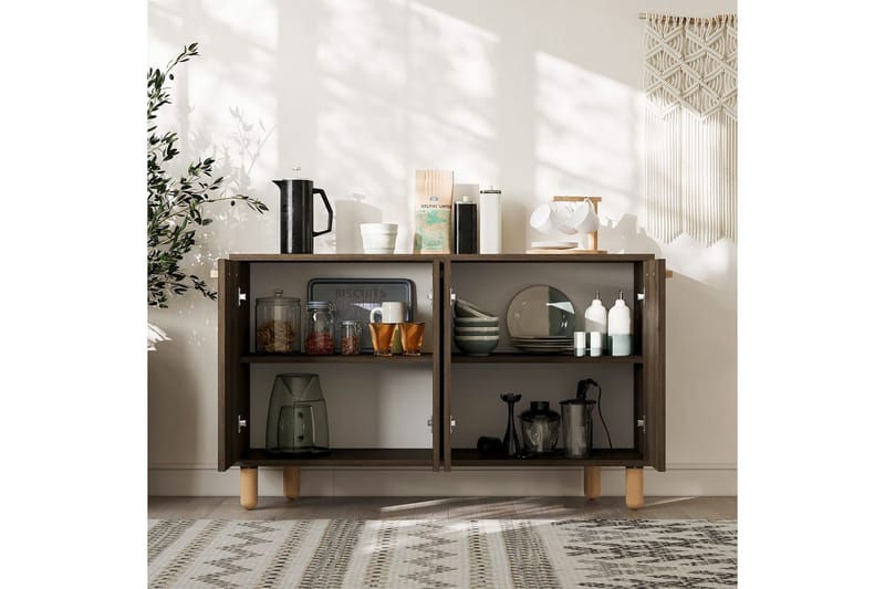 Konsol Hungirr Valnöt - Valnöt - Möbler - Vardagsrum - Soffbord & vardagsrumsbord - Avlastningsbord & konsolbord