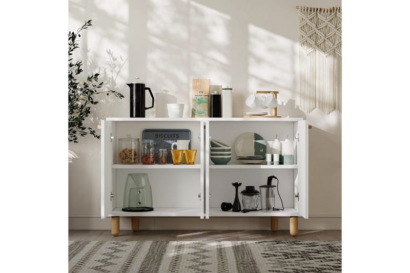 Konsol Hungirr Vit - Vit - Möbler - Vardagsrum - Soffbord & vardagsrumsbord - Avlastningsbord & konsolbord