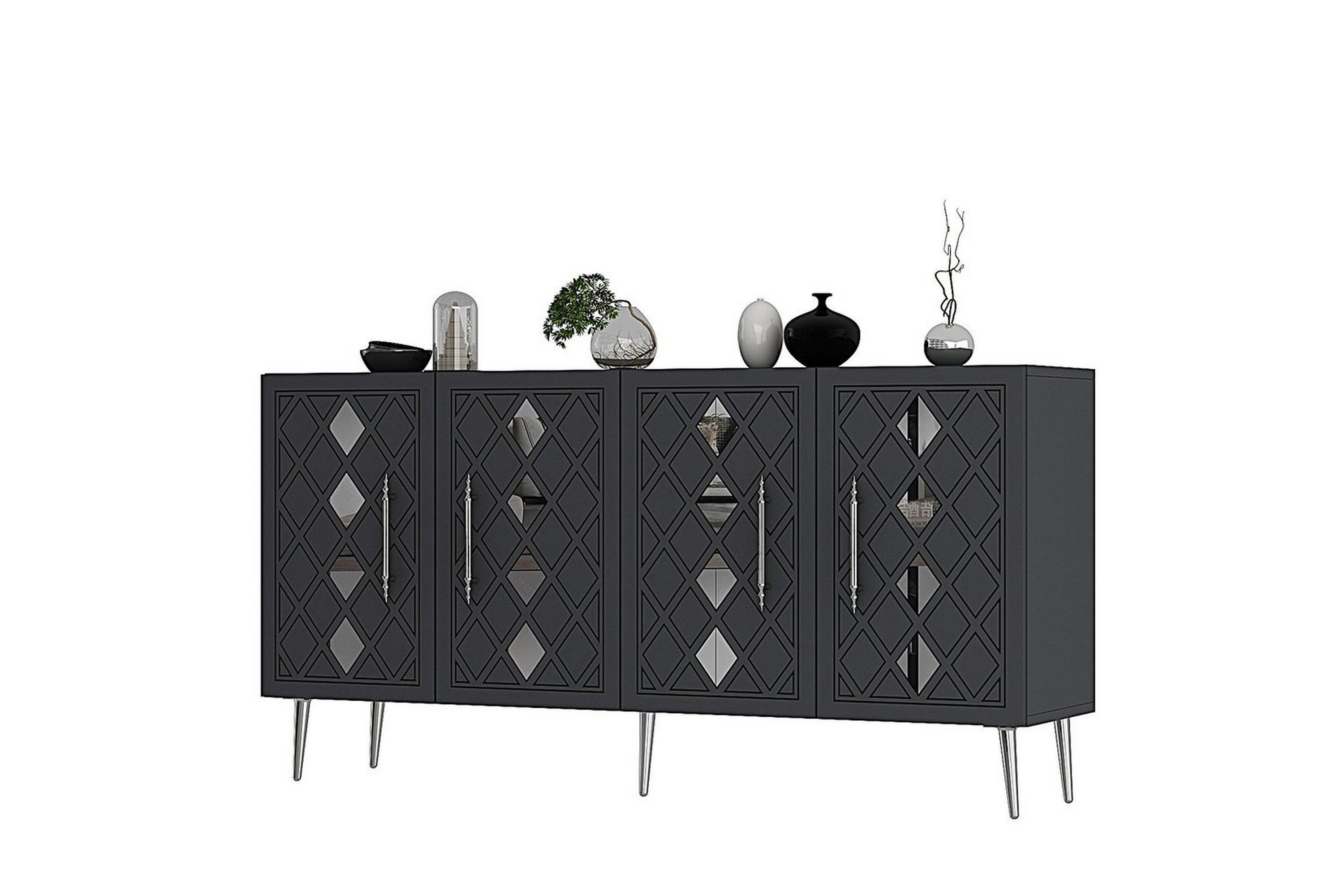 konsol ilna antracit / argentu - antracit / argentu