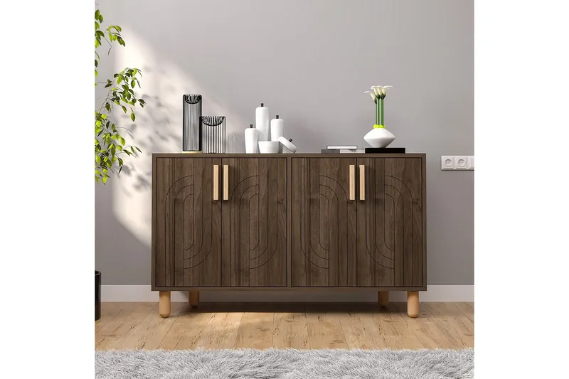 Konsol Januka Valnöt - Valnöt - Möbler - Vardagsrum - Soffbord & vardagsrumsbord - Avlastningsbord & konsolbord