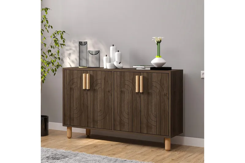 Konsol Januka Valnöt - Valnöt - Möbler - Vardagsrum - Soffbord & vardagsrumsbord - Avlastningsbord & konsolbord