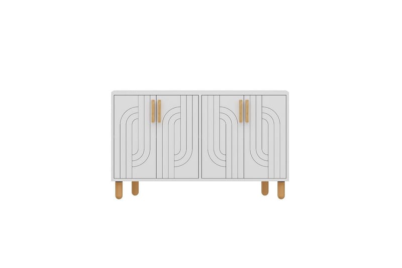 Konsol Januka Vit - Vit - Möbler - Vardagsrum - Soffbord & vardagsrumsbord - Avlastningsbord & konsolbord