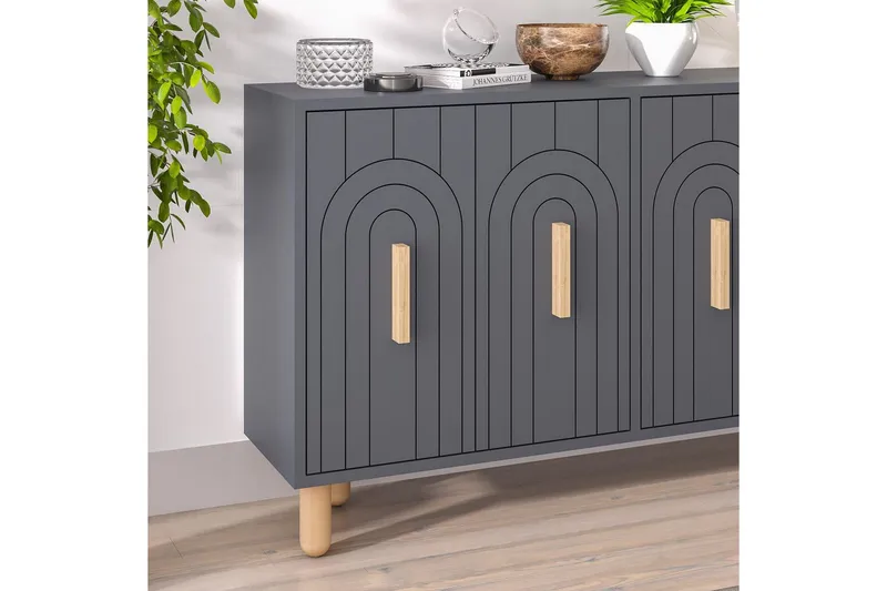 Konsol Kambuku Antracit - Antracit - Möbler - Vardagsrum - Soffbord & vardagsrumsbord - Avlastningsbord & konsolbord