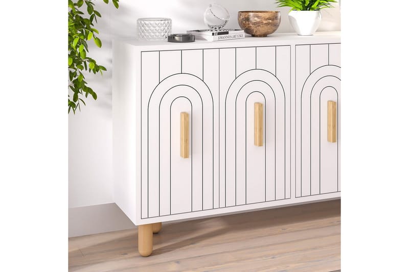 Konsol Kambuku Vit - Vit - Möbler - Vardagsrum - Soffbord & vardagsrumsbord - Avlastningsbord & konsolbord