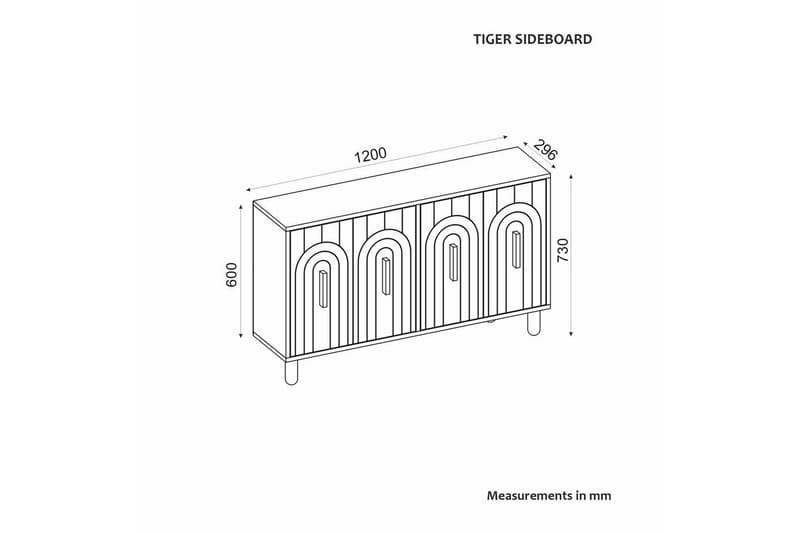 Konsol Kambuku Vit - Vit - Möbler - Vardagsrum - Soffbord & vardagsrumsbord - Avlastningsbord & konsolbord