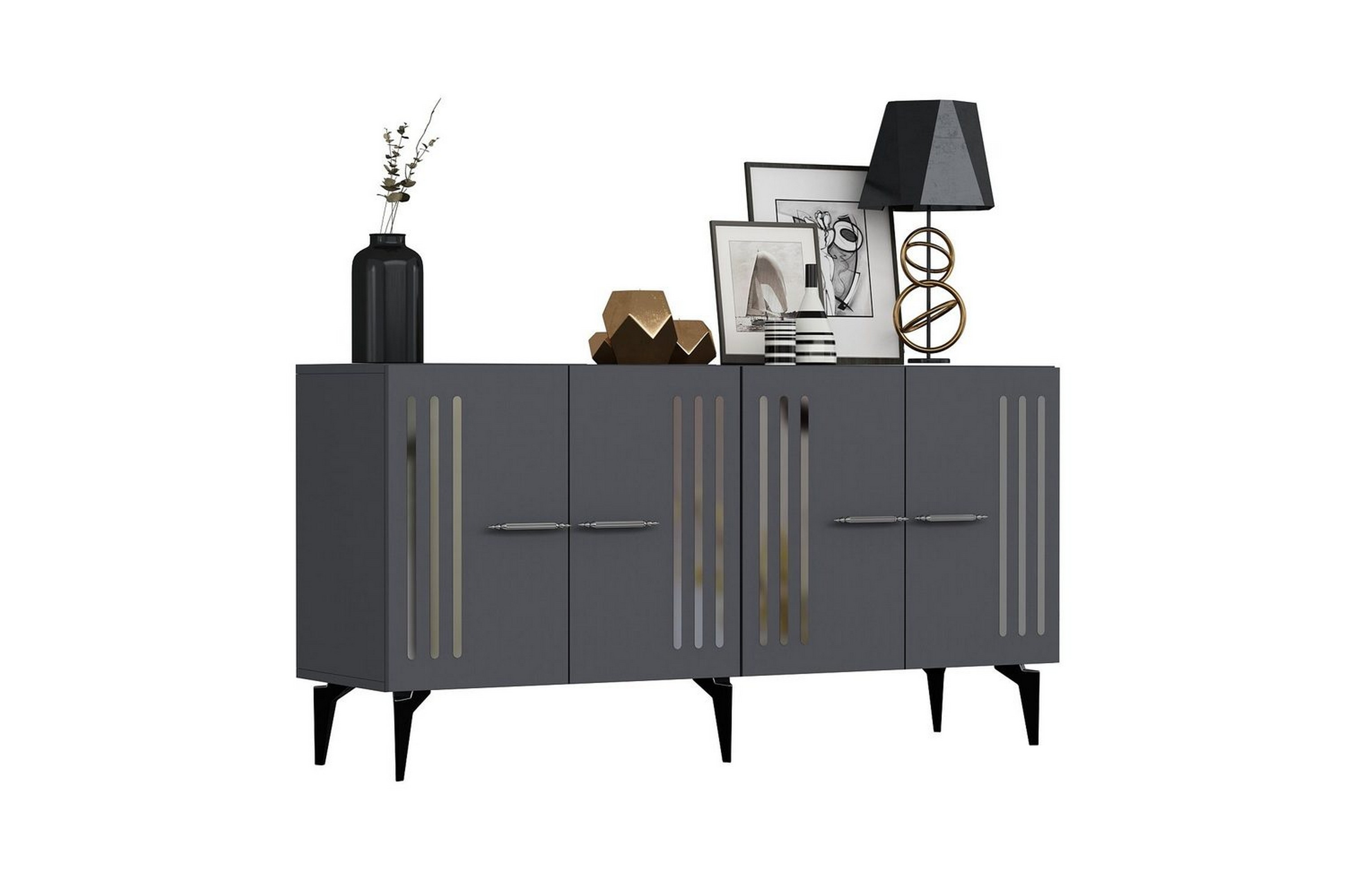 konsol kikus antracit / argentu - antracit / argentu