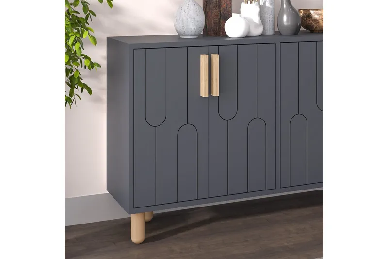 Konsol Masateru Antracit - Antracit - Möbler - Vardagsrum - Soffbord & vardagsrumsbord - Avlastningsbord & konsolbord