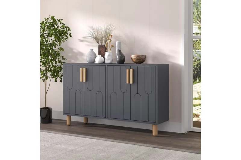 Konsol Masateru Antracit - Antracit - Möbler - Vardagsrum - Soffbord & vardagsrumsbord - Avlastningsbord & konsolbord