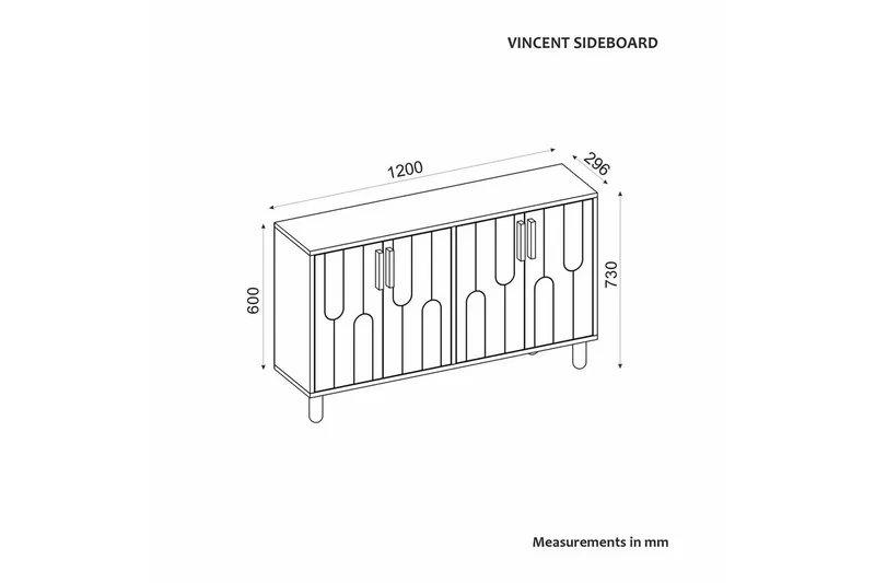 Konsol Masateru Antracit - Antracit - Möbler - Vardagsrum - Soffbord & vardagsrumsbord - Avlastningsbord & konsolbord