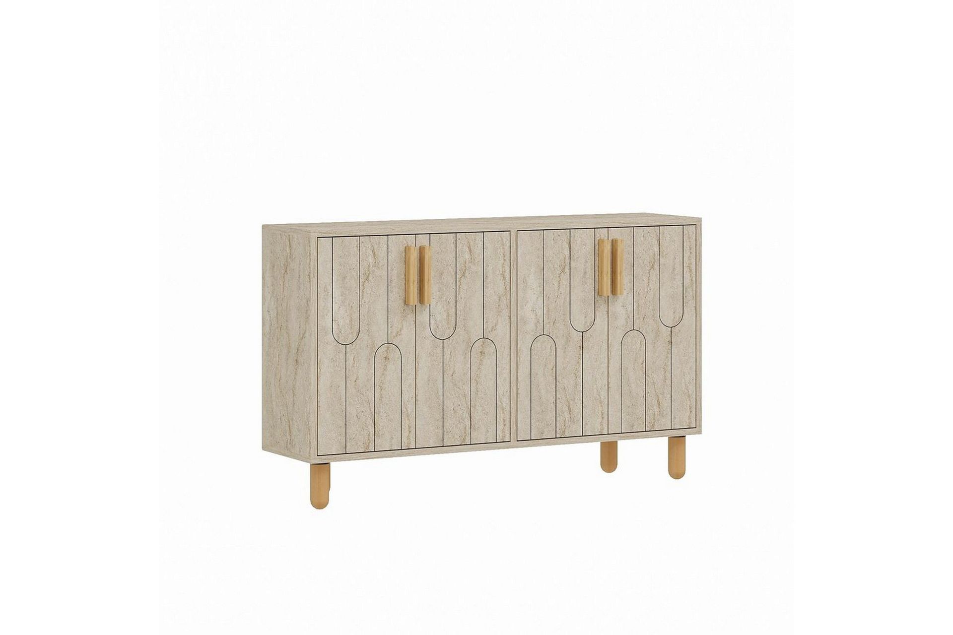 Konsol Masateru Travertin - Travertin