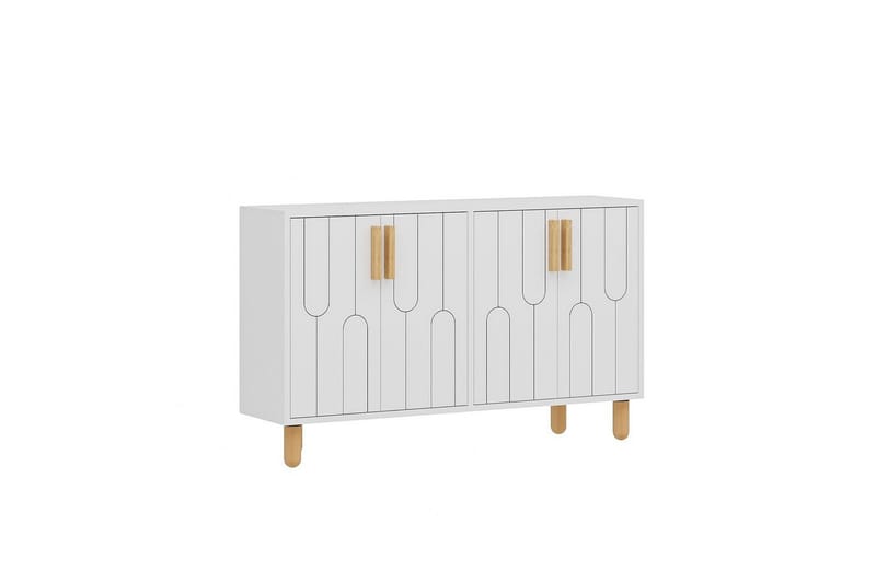 Konsol Masateru Vit - Vit - Möbler - Vardagsrum - Soffbord & vardagsrumsbord - Avlastningsbord & konsolbord