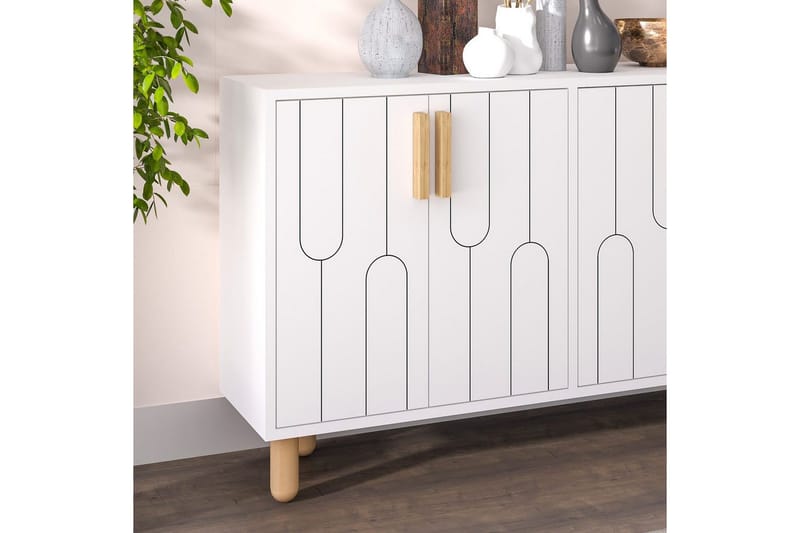 Konsol Masateru Vit - Vit - Möbler - Vardagsrum - Soffbord & vardagsrumsbord - Avlastningsbord & konsolbord