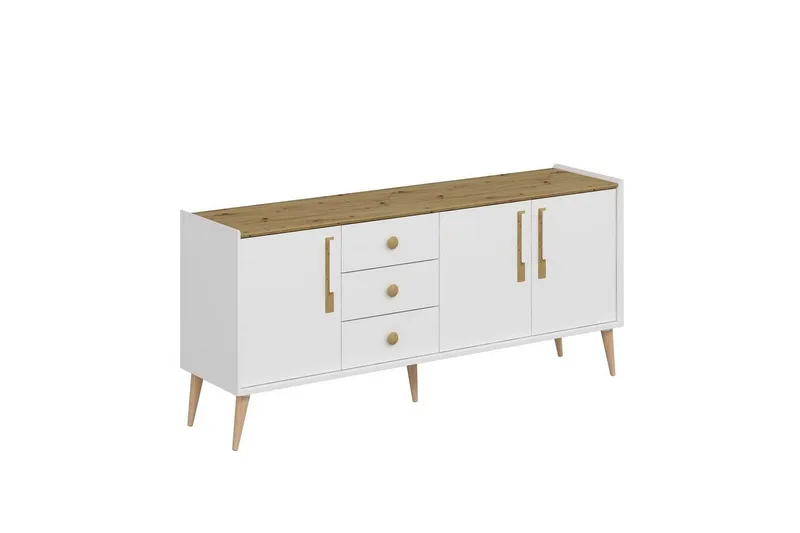 Konsol Ralor Vit - Vit - Möbler - Vardagsrum - Soffbord & vardagsrumsbord - Avlastningsbord & konsolbord