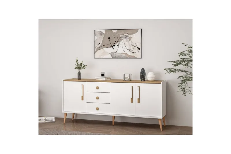 Konsol Ralor Vit - Vit - Möbler - Vardagsrum - Soffbord & vardagsrumsbord - Avlastningsbord & konsolbord