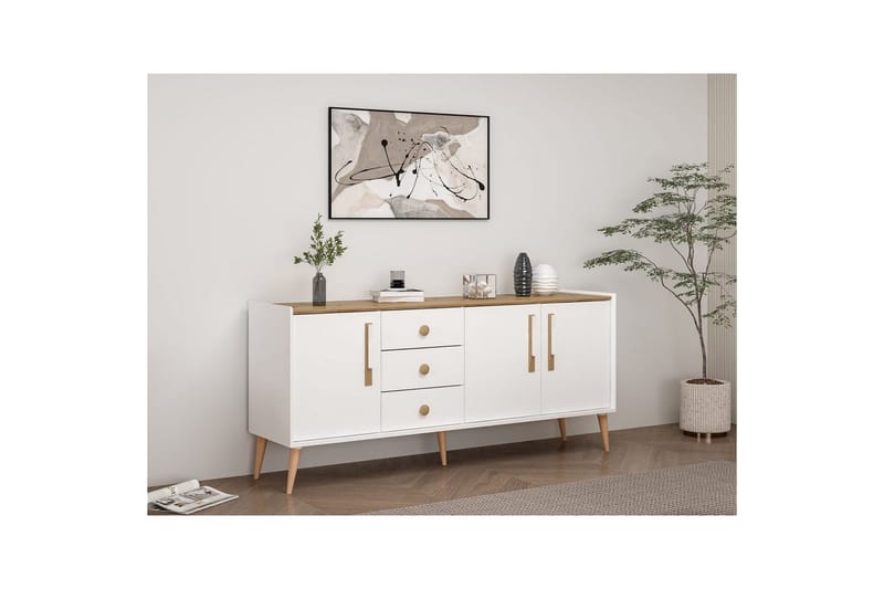 Konsol Ralor Vit - Vit - Möbler - Vardagsrum - Soffbord & vardagsrumsbord - Avlastningsbord & konsolbord