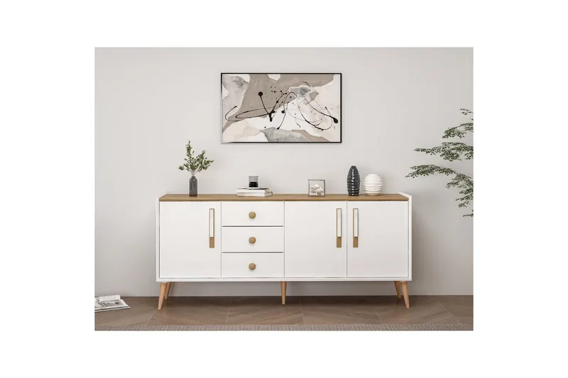 Konsol Ralor Vit - Vit - Möbler - Vardagsrum - Soffbord & vardagsrumsbord - Avlastningsbord & konsolbord