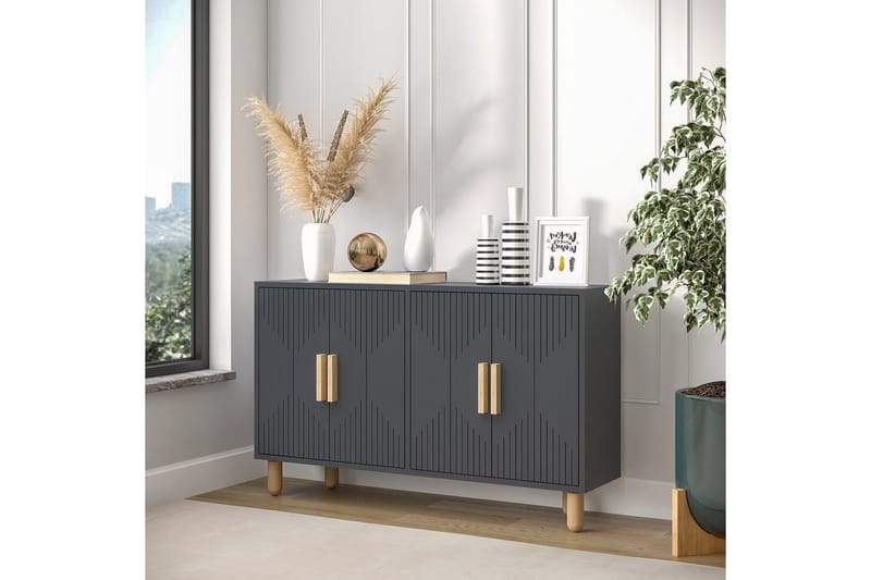 Konsol Roger Antracit - Antracit - Möbler - Vardagsrum - Soffbord & vardagsrumsbord - Avlastningsbord & konsolbord