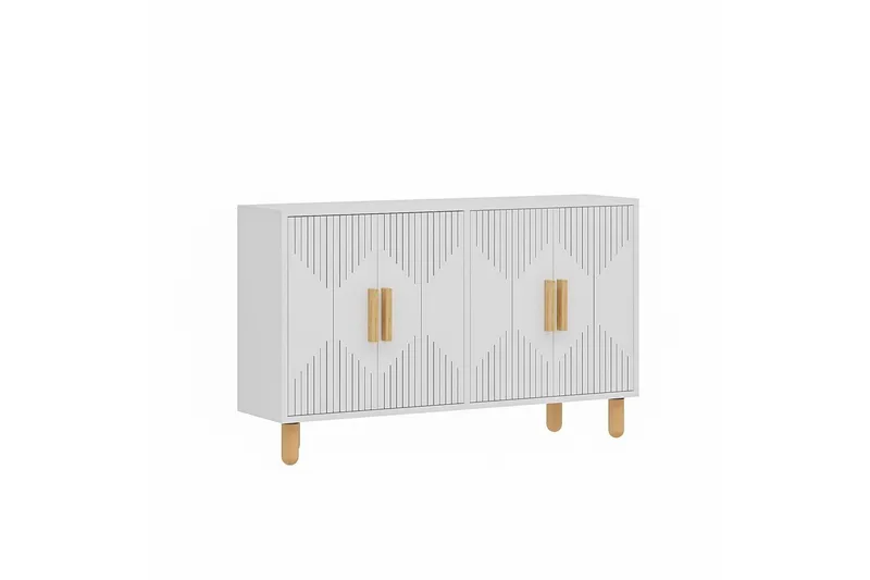 Konsol Roger Vit - Vit - Möbler - Vardagsrum - Soffbord & vardagsrumsbord - Avlastningsbord & konsolbord