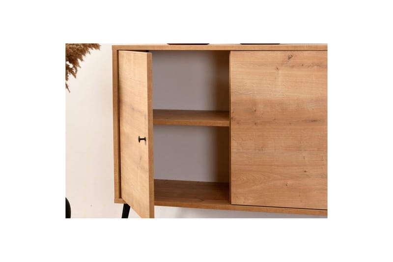 Konsol Selougate Ek - Mediumfärgat trä - Möbler - Vardagsrum - Soffbord & vardagsrumsbord - Avlastningsbord & konsolbord