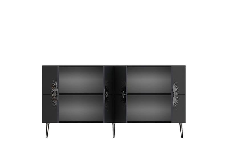 Konsol Tari Antracit / Argentu - Antracit / Argentu - Möbler - Vardagsrum - Soffbord & vardagsrumsbord - Avlastningsbord & konsolbord