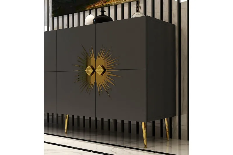 Konsol Tari Antracit / Rany - Antracit / Rany - Möbler - Vardagsrum - Soffbord & vardagsrumsbord - Avlastningsbord & konsolbord