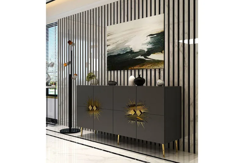 Konsol Tari Antracit / Rany - Antracit / Rany - Möbler - Vardagsrum - Soffbord & vardagsrumsbord - Avlastningsbord & konsolbord