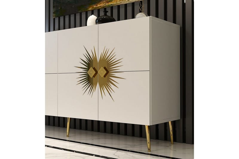 Konsol Tari Vit / Rany - Vit / Rany - Möbler - Vardagsrum - Soffbord & vardagsrumsbord - Avlastningsbord & konsolbord