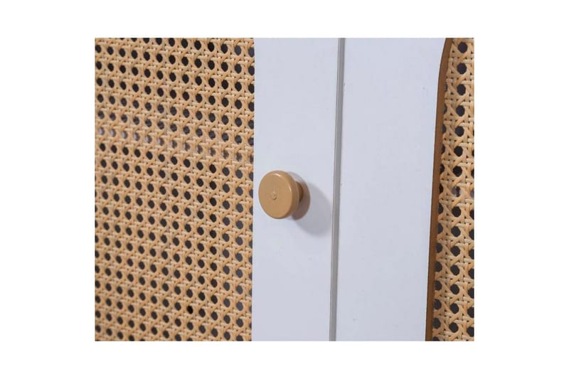 Konsol Terra Vit / Ek - Mediumfärgat trä/Vit - Möbler - Vardagsrum - Soffbord & vardagsrumsbord - Avlastningsbord & konsolbord