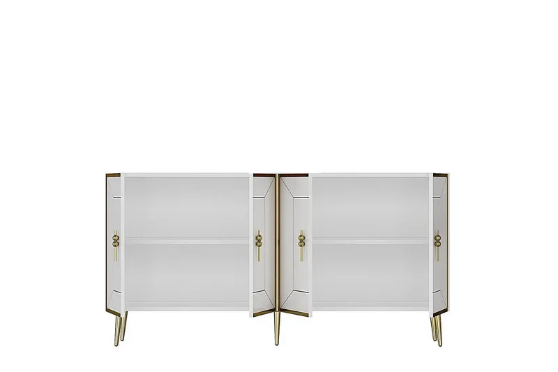 Konsol Virdel Vit / Rany - Vit / Rany - Möbler - Vardagsrum - Soffbord & vardagsrumsbord - Avlastningsbord & konsolbord