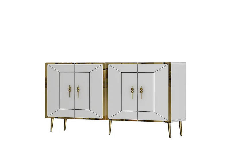 Konsol Virdel Vit / Rany - Vit / Rany - Möbler - Vardagsrum - Soffbord & vardagsrumsbord - Avlastningsbord & konsolbord