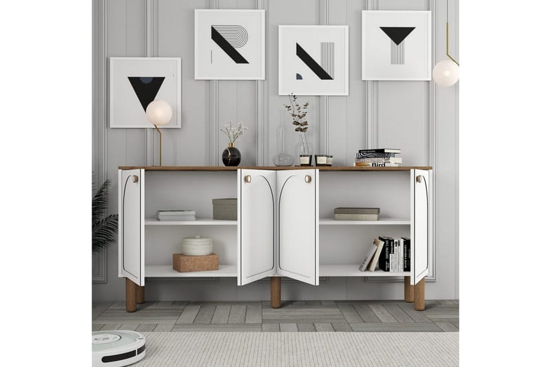 Konsol Vit - Vit - Möbler - Vardagsrum - Soffbord & vardagsrumsbord - Avlastningsbord & konsolbord